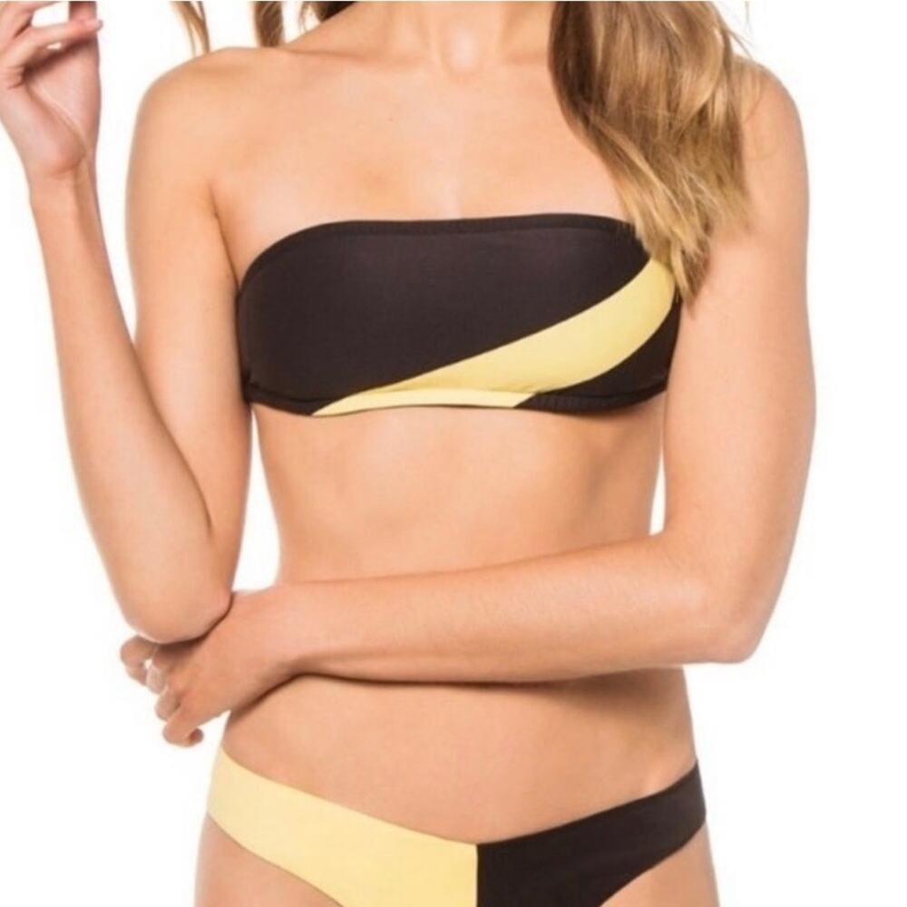 Onia Black Bikini Tube Top